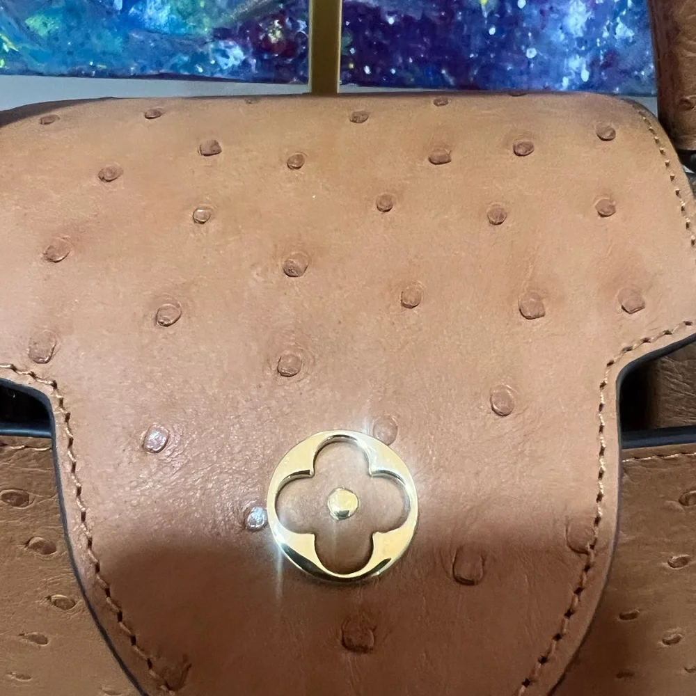 Louis Vuitton Capucine small Exotic ostrich bag NWT pristine - Picture 6 of 13